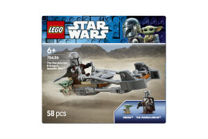 Конструктор для детей от 6лет №75436 The Mandalorian&Grogus Speeder bike Star Wars Lego 58эл