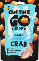 Шарики сырные хрустящие со вкусом краба On The Go д/п 30г