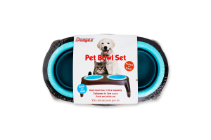 Набір мисок д/тварин сил підст 2х650мл 40х21,5х3,5