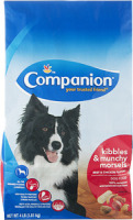 Companion Dog Food Kibbles & Munchy Morsels Beef & Chicken