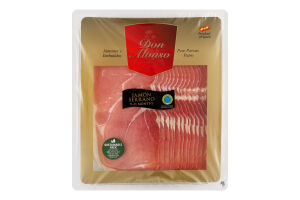 Хамон Серрано с/в 9-11місяців нарізка 250г в/у Дон Алонсо