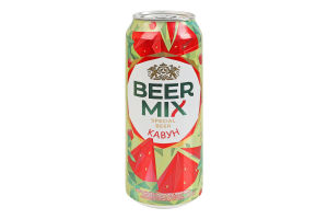Пиво специальное 0.5л 2.5% пастеризованный Арбуз BeerMix ж/б