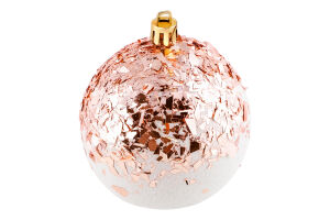Прикраса ялинкова Куля Бите Скло 80мм 31366