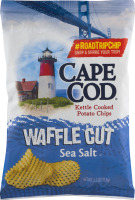 Cape Cod Kettle Cooked Potato Chips Waffle Cut Sea Salt