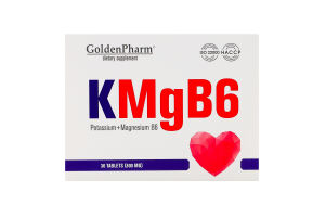 Добавка дієтична Golden Pharm Калій Магній В6 30 т
