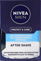 Лосьон после бритья 2в1 Свежесть + комфорт Защита и уход Nivea Men 100мл