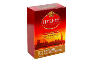 Чай черный байховый цейлонский цельнолистовой English aristocratic Hyleys к/у 100г