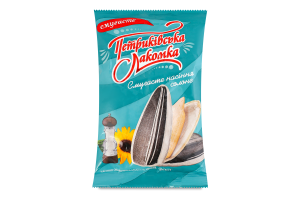 Семечки подсолнечника жареные соленые Полосатые Петриківська Лакомка м/у 65г