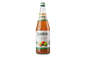 Сок неосветленный пастеризованный яблочный Galicia с/бут 1л