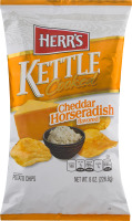 Herr's Kettle Cooked Potato Chips Cheddar Horseradish
