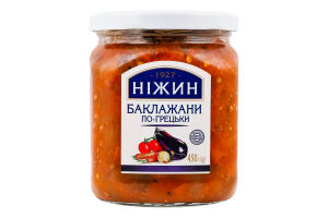 Баклажаны по-гречески Ніжин с/б 450г