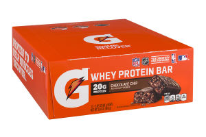 Gatorade Recover Whey Protein Bar Chocolate Chip - 12 CT
