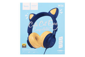 Навушники Hoco W36 Cat Ear в асорт Арт.0400
