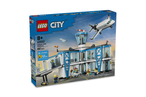 Конструктор для детей от 8лет №60502 Airport with airplane City Lego 887эл