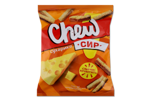Сухарики Chew! Пшенично-житні Сир 110г