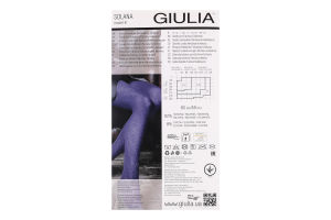 Колготки жіночі Giulia Solana 80 port wine р.3 №8