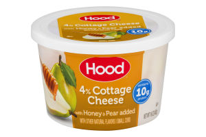 Hood Small Curd 4% Cottage Cheese With Honey & Pear Added