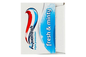 Паста зубная с фтором Освежающе-мятная Triple protection Aquafresh 50мл