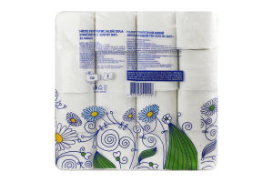 Папір туалетний 2-х шаровий Day by Day 32шт