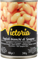 Квасоля у розсолі пастеризована Масляна Victoria з/б 400г