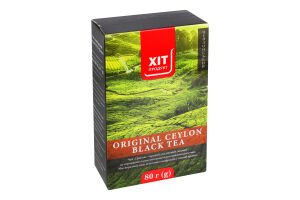 Чай черный байховый листовой Цейлон Original Хіт продукт к/у 80г