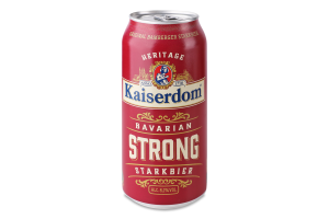 Пиво 0.5л 8.2% светлое фильтрованное пастеризованное Starkbier Strong beer Bavarian Kaiserdom ж/б