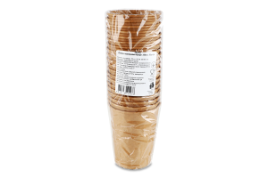 Стакан паперовий 250мл №880482 Крафт ПП Аллєгро-Опт 20шт