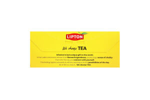 Чай Єлоу Лейбл чорний 100*2г Ліптон