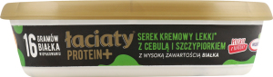 Крем-сир вершковий з протеїном та цибулею 20% 135г Laciaty