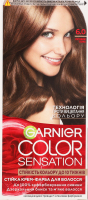 Крем-краска для волос Color Sensation Лесной орех №6.0 Garnier