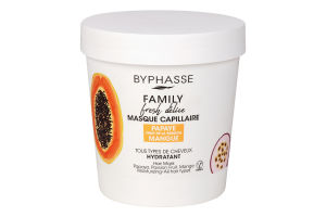 Маска для волос с папайей маракуей и манго Fresh delice Family Byphasse 250мл