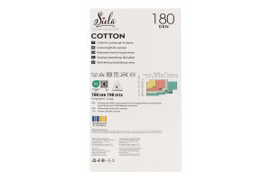 Колготи жіночі Коттон неро 180ден р.4 Сіела