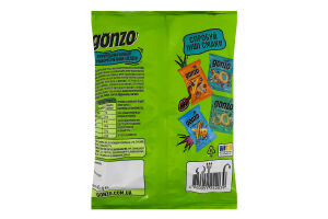 Кільця кукурудзяні зі смаком сметани і зелені Gonzo м/у 40г