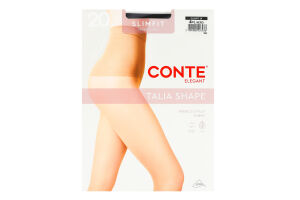 Колготки женские Conte elegant Slimfit 20den 4 nero