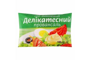 Соус майонезный Деликатесный провансаль ПрАТ Чумак м/у 180г