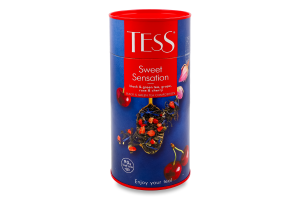 Чай Sweet Sensation чорний та зелений 90г тубус Tess
