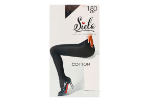 Колготи жіночі Коттон неро 180ден р.3 Сіела