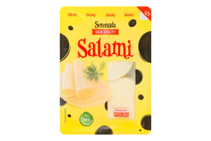 Сир твердий нарізка Salami Serenada лоток 135г