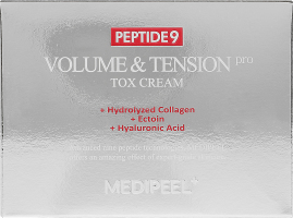 Крем для обличчя антивіковий на основі волюфіліну та пептидів Tox Pro Volume&Tension Peptide 9 Medipeel+ 50мл
