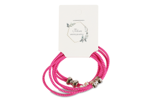 Резинка для волос двойная ТОВ Южпромгруп 3шт в ассорт