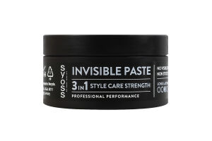 Паста для укладки волос 3в1 Invisible Syoss 100мл