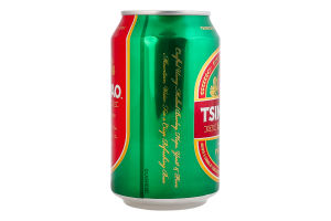 Пиво 0.33л 4.7% светлое фильтрованное пастеризованное Lager Premium Tsingtao ж/б