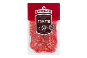 Колбаса со свининой нарезанная слайсами Tomato Бащинський с/в олх в/с лоток 0.07кг