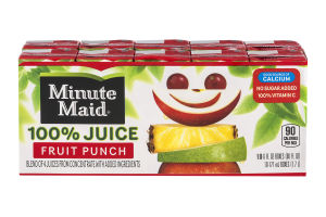 Minute Maid 100% Juice Fruit Punch - 10 CT