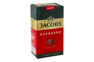 Кофе натуральный жареный молотый Espresso Jacobs м/у 450г
