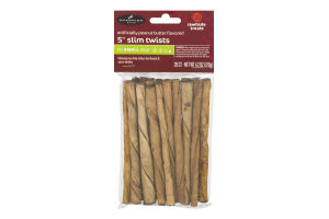 Champion Breed 5" Slim Twists For Small Dogs Rawhide Treats - 20 CT