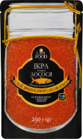 Икра имитированная со вкусом лосося пастеризованная Caps food д/п 250г