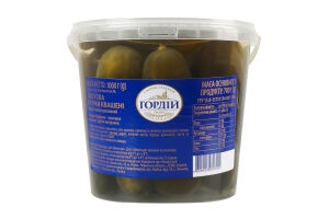 Огірки квашені непастеризовані Гордій відро 1кг