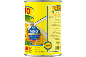 Cento White Clam Sauce with Extra Virgin Olive Oil