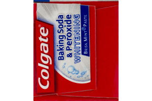 Colgate Baking Soda & Peroxide Whitening Toothpaste Brisk Mint